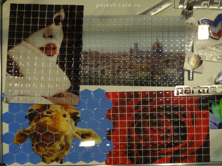 Интерстройэкспо 2012 ленэкспо образец арт-мозаики от компании "Северный ветер Полипринт" ООО