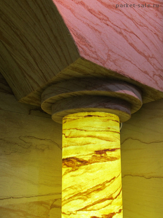 Образец продукции компании Stonehenge - гибкий камень