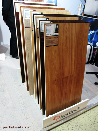 Выставка Mosbuild 2012 (стенд паркетной доски Barlinek), коллекция Pure