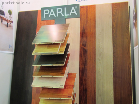 Выставка Mosbuild 2012 (паркетная доска Parla)