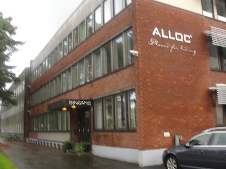 завод alloc красное здание по производству ламината норвегия