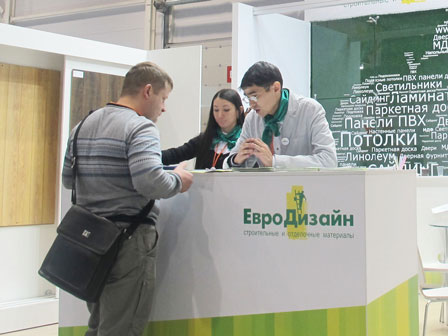 Выставка SibBuild 2013. Стенд ЕвроДизайн. Новосибирск