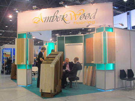 Выставка SibBuild 2013. Стенд AmberWood Flooring. Новосибирск