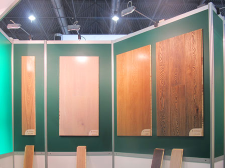 Выставка SibBuild 2013. Стенд AmberWood Flooring. Новосибирск