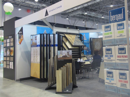 Выставка SibBuild 2013. Стенд Дельтастрой. Новосибирск